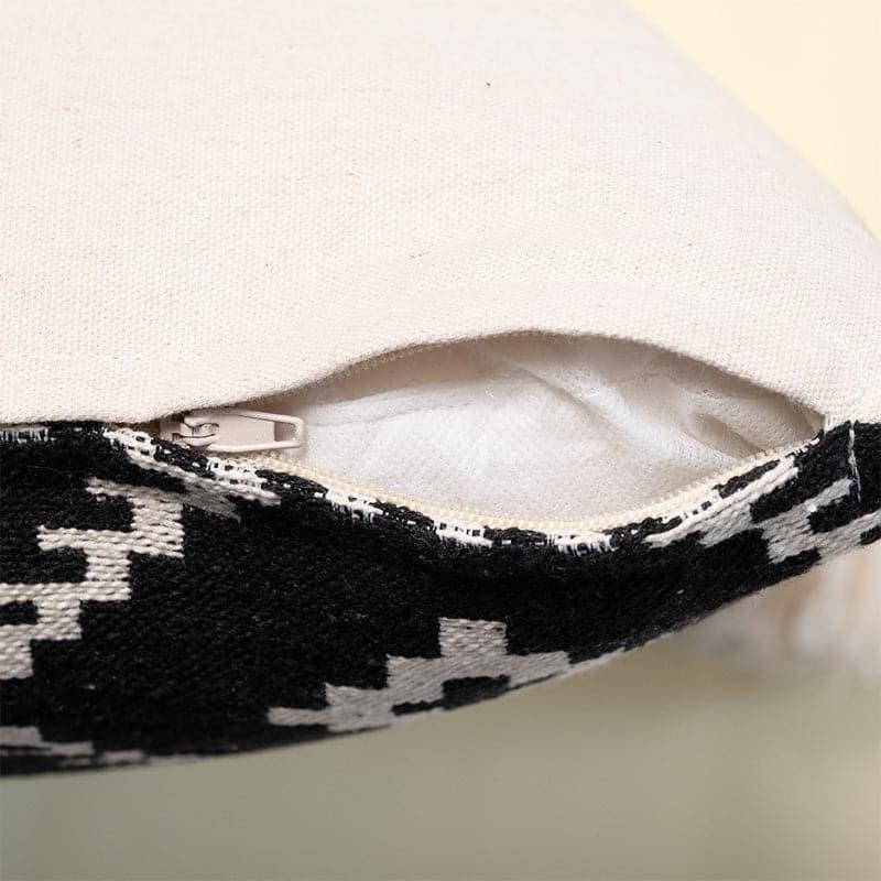 Black of Diamonds Cotton Cushion Cover media 4