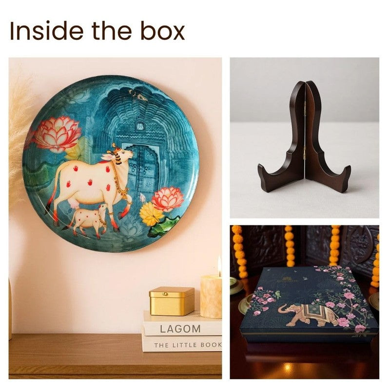 Kamadhenu Calm Metal Wall Plate media 5
