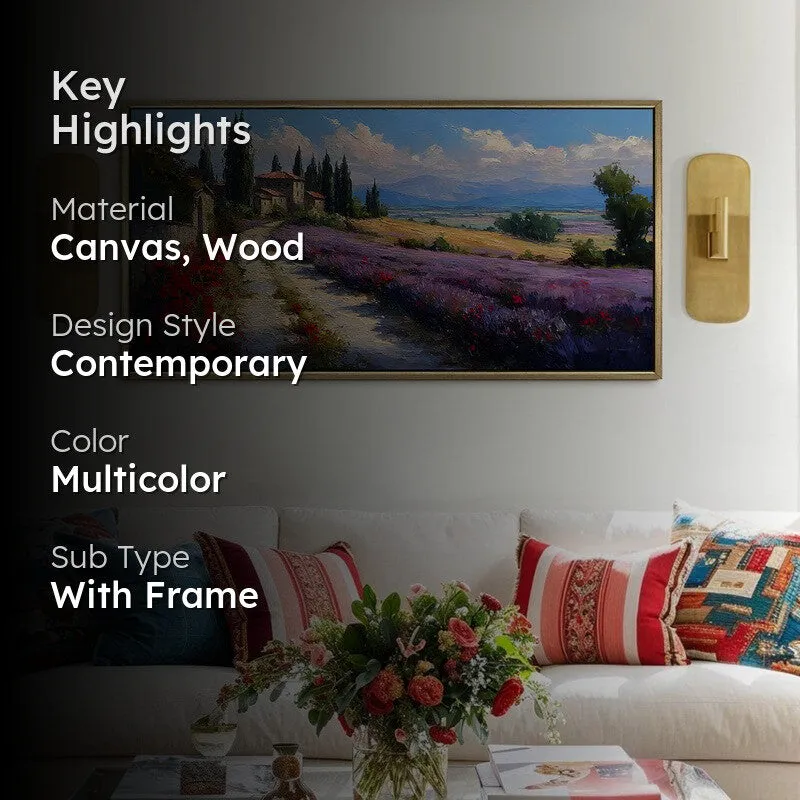 Bloomtrail Haven Canvas Wall Painting With Frame media 2