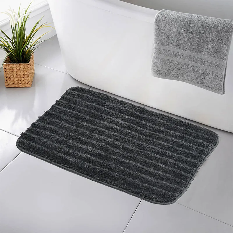 Joen Anti Skid Bath Mat - Grey media 1