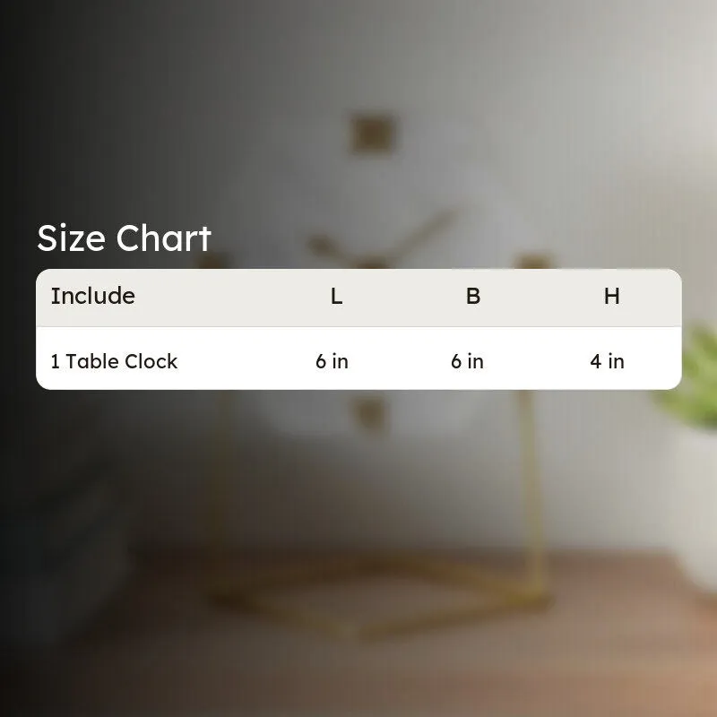 Carrara Chronos Marble Table Clock media 7
