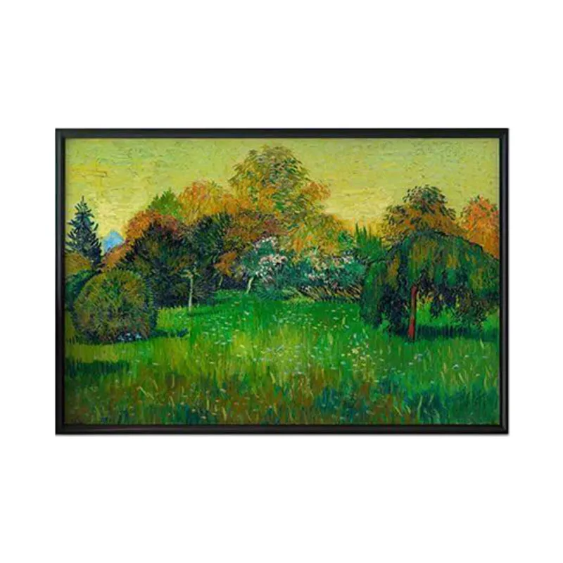 The Poets Garden By Vincent Van Gogh - Black Frame media 6