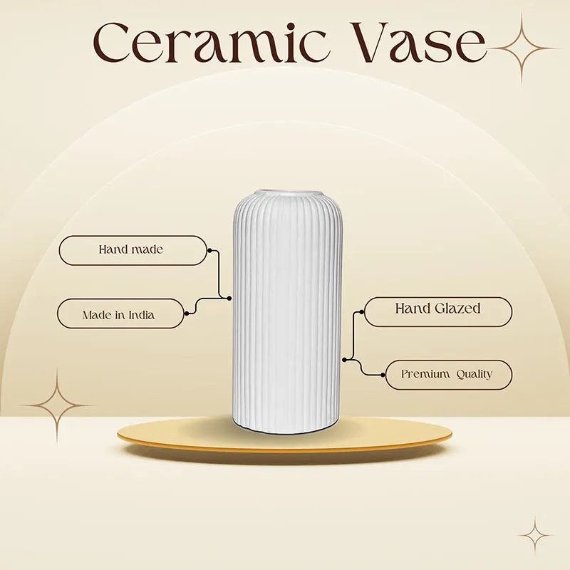 Aura Forma Ceramic Vase - Grey media 4