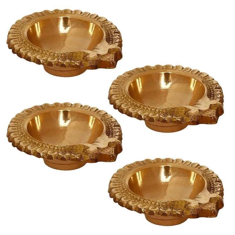 Mastara Brass Diya - Set Of Four media 3