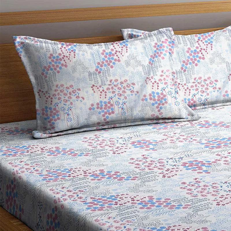 Lucifera Floral Bedsheet - 150 GSM media 5