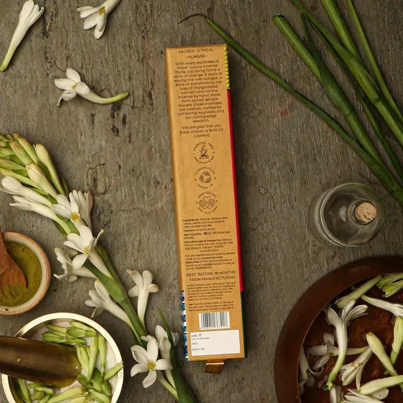 Phool Natural Incense Sticks (Tuberose) - Set Of Forty media 3