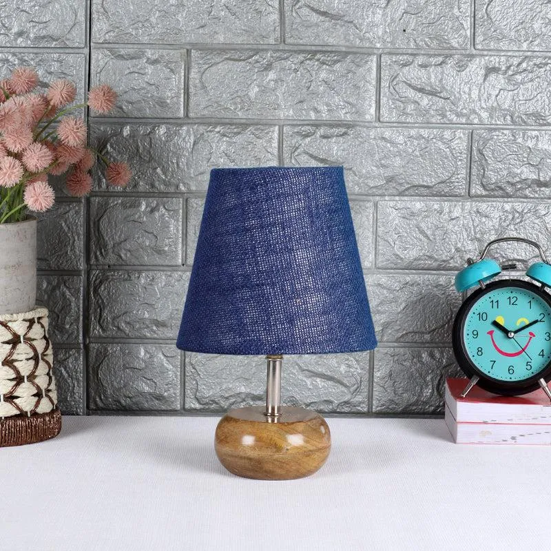 Astrova Jute Table Lamp - Blue,Brown media 3