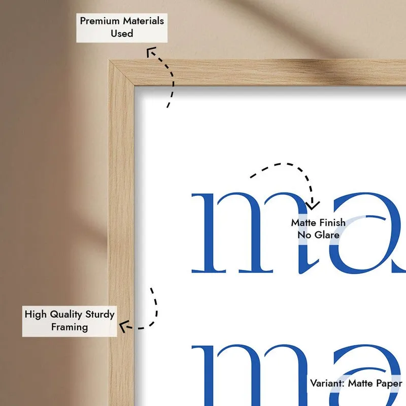 Matin Letters Archival Canvas Wall Art - Brown media 9