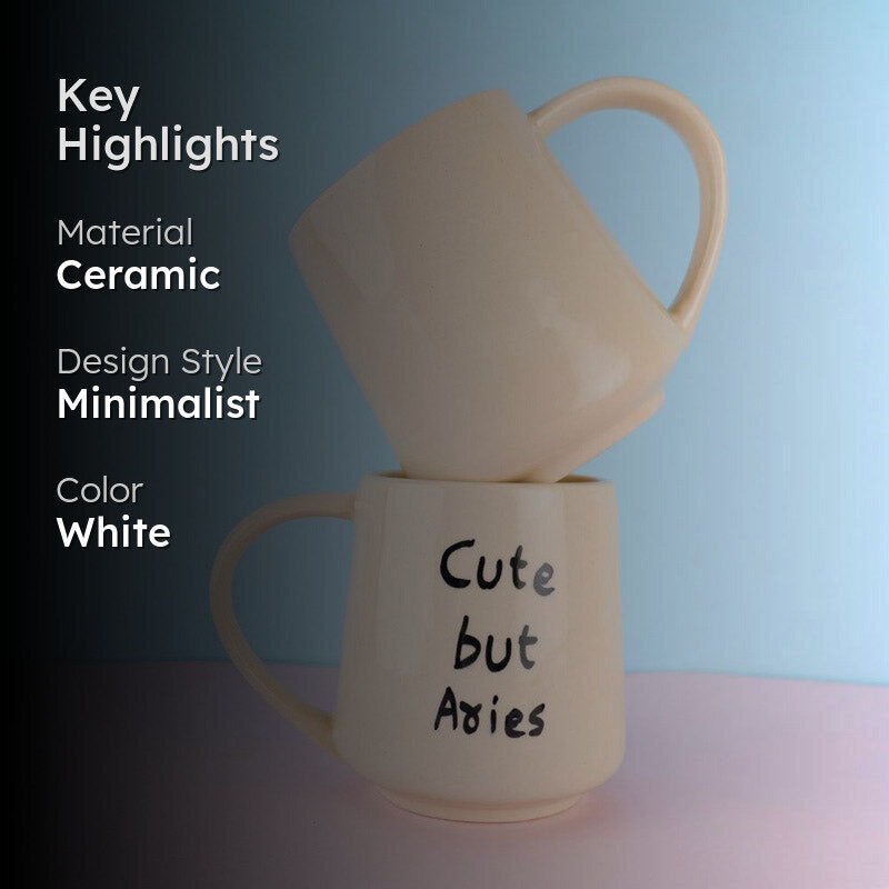 Cute But Aries Coffee Mug (250 mL) media 2