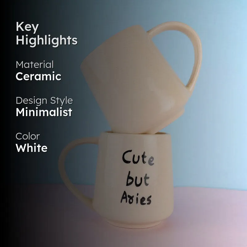 Cute But Aries Coffee Mug (250 mL) media 2