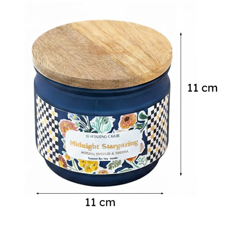 Midnight Stargazing Soy Wax Jar Scented Candle media 6