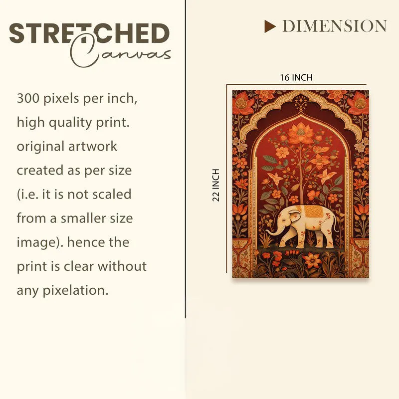 Majestic Elephant Canvas Wall Art & Paintings media 9