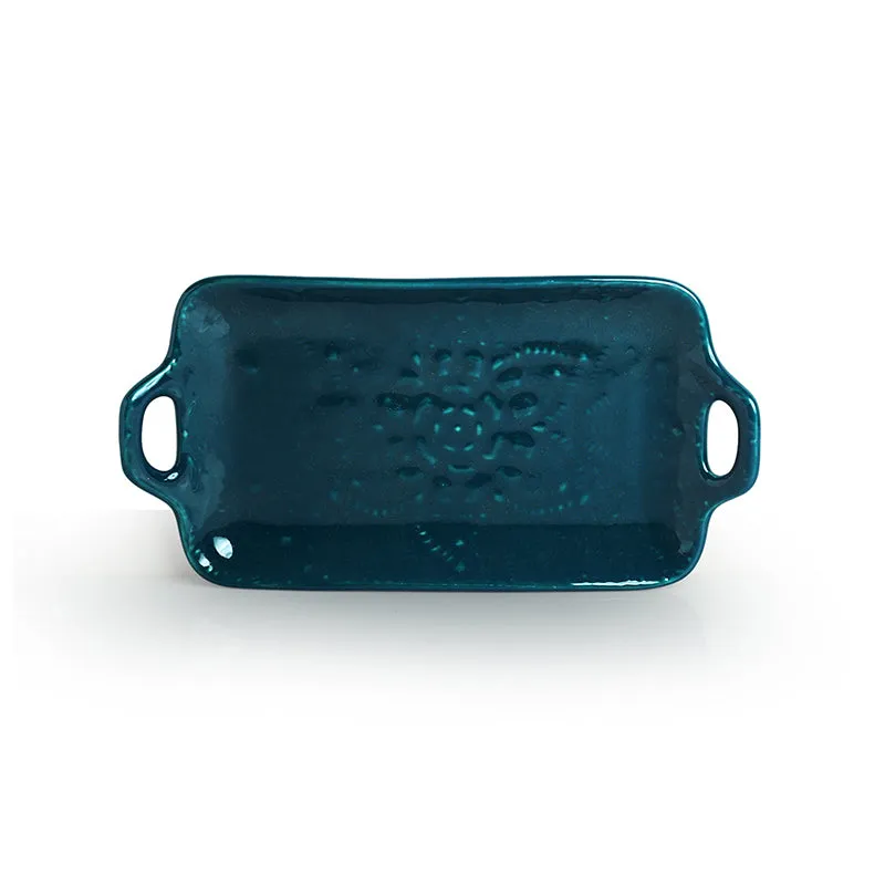 Clayra Ceramic Platter - Dark Teal media 3