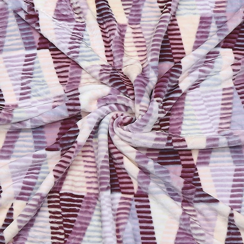 Monte Carlo Lavender Lattice Blanket - 553 GSM media 7