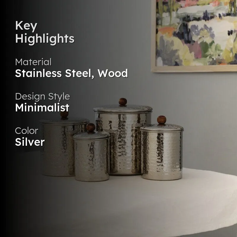 Larder Lock Container (Silver) - Set of Four media 2