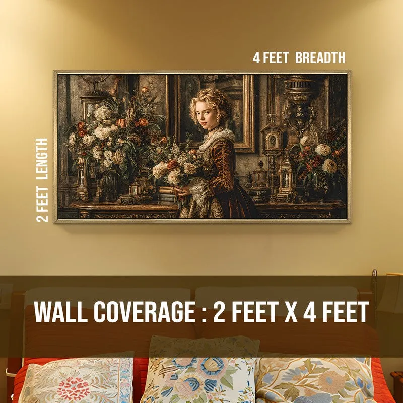 Petal Riches Canvas Wall Painting With Frame media 8