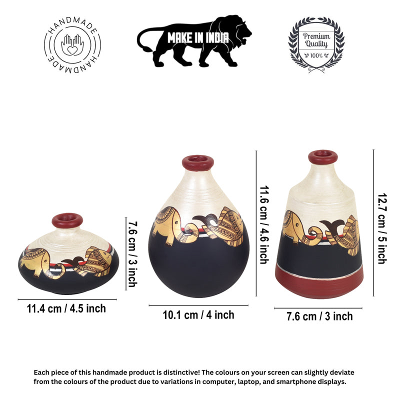 Agma Earthy Vase - Set Of Three media 7