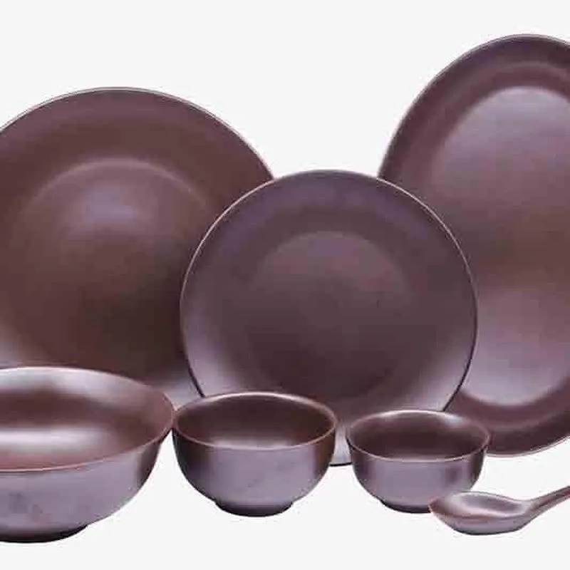Brown Fudge Dinner Set - 33 Piece Set media 1