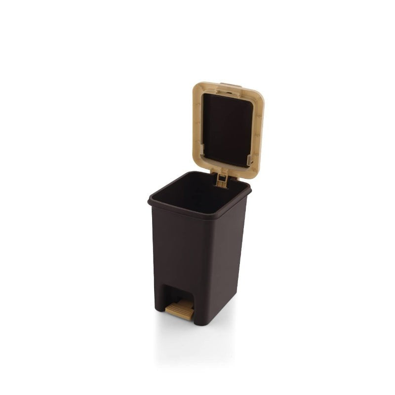 Empto Dustbin with Pedal - Brown media 3