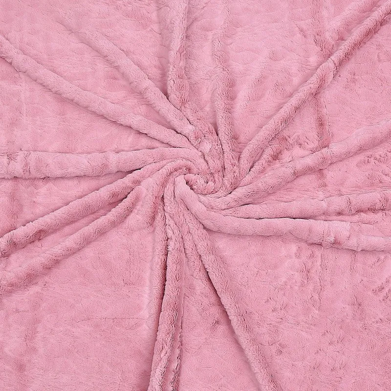 Monte Carlo Azure Bliss Blanket (Pink) - 852 GSM media 7