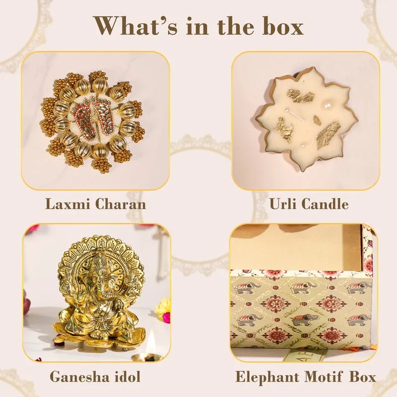 Mogra Serenity Diwali Hamper - Three Piece Set media 4