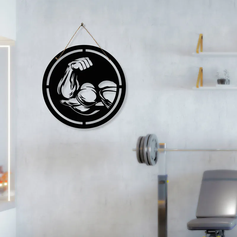 Biceps Pop Iron Wall Accent media 1