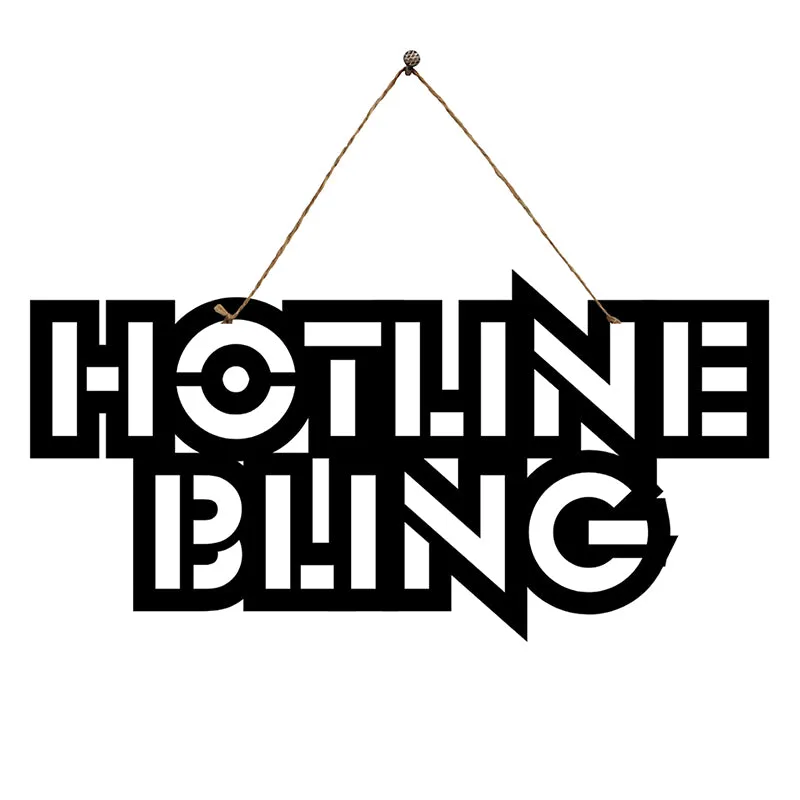 Hotline Bling Mild Steel Wall Accent media 3