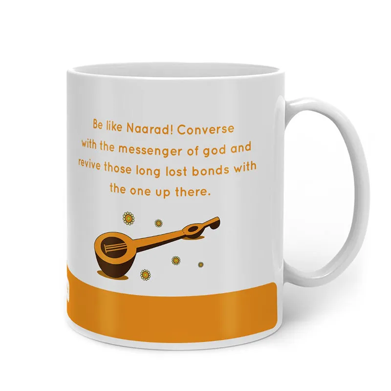 Whimsy Cute Naarad Ceramic Coffee Mug - 300 mL media 5