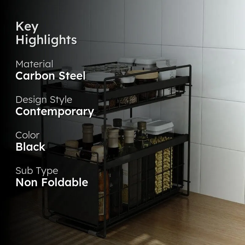 Essentio Carbon Steel Rack - Black media 2