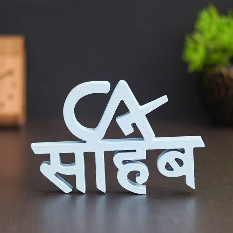 CA Sahab Typography Showpiece