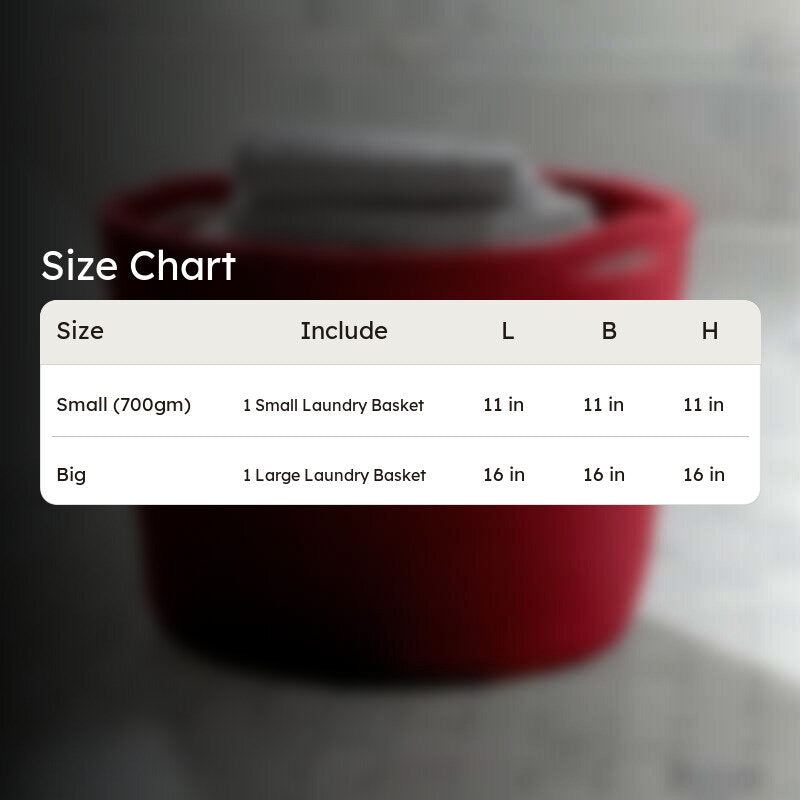 Lyricia Laundry Basket - Red media 4