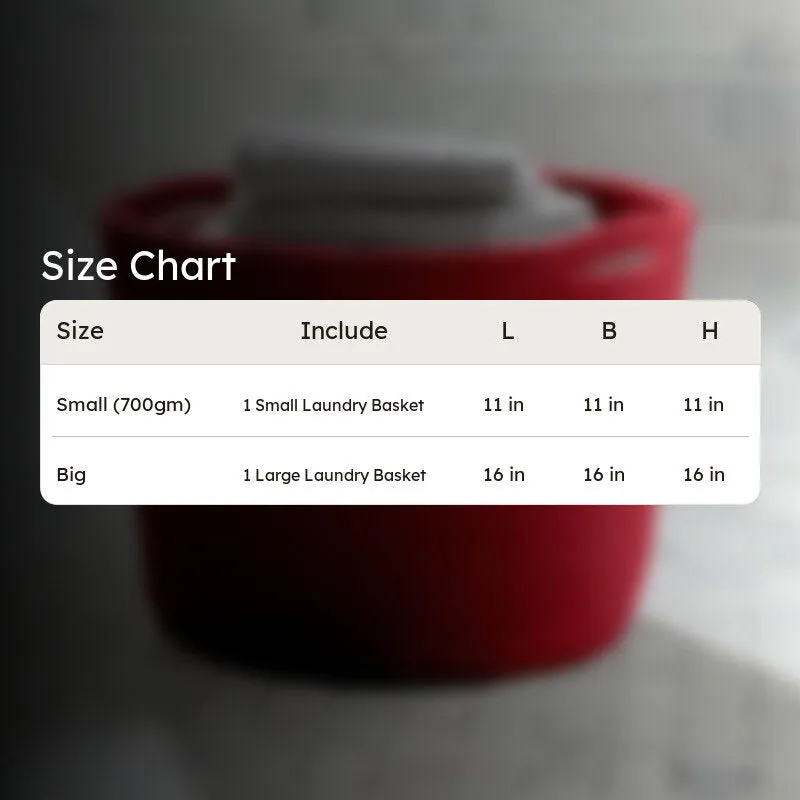 Lyricia Laundry Basket - Red media 4