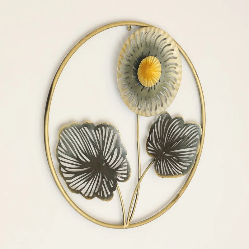 Annida Floral Metal Wall Accent media 3