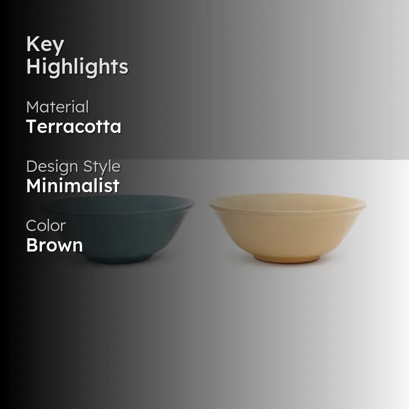 Terracotta Tale Bowl - Set Of Two media 2