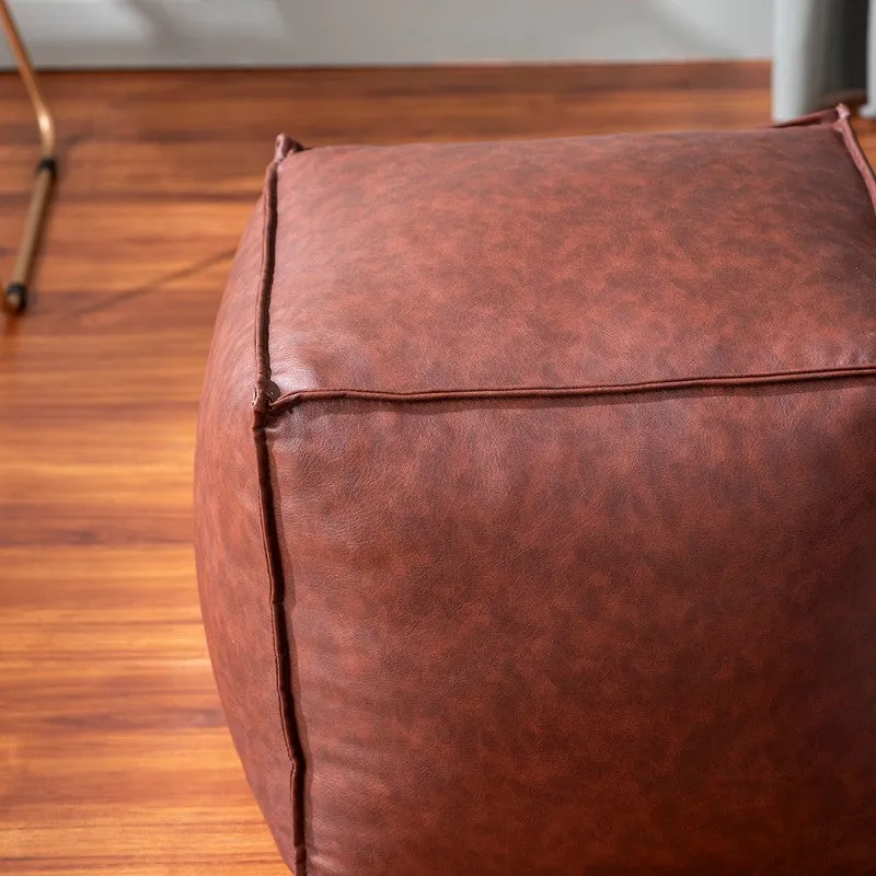 Clean Lines Pouffe - Brown media 4