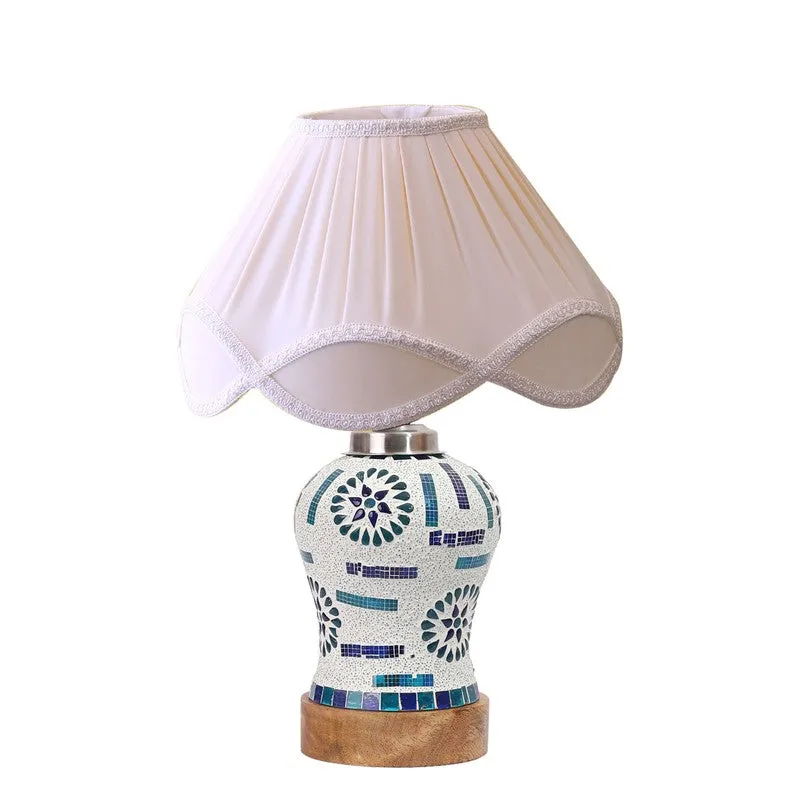 Sonara Pleated Wooden Table Lamp media 5