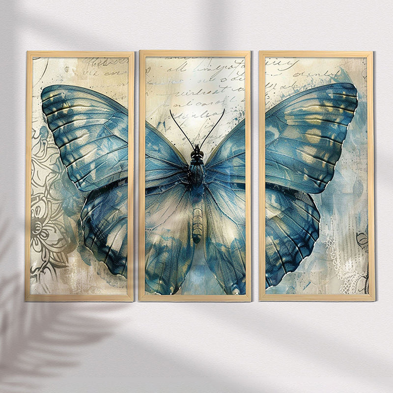 Butterfly Splits Wall Art - Set Of Three media 5