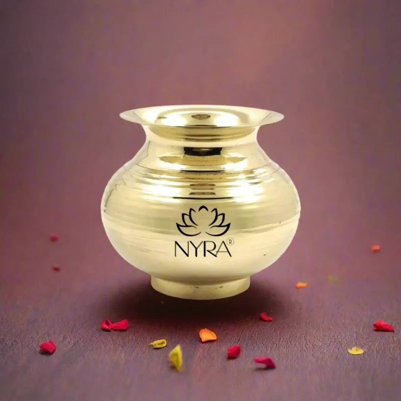 Karwa Brass Lota - 850 ML media 4