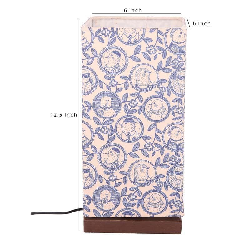 Bird Bae Fabric Table Lamp - Multicolor media 5