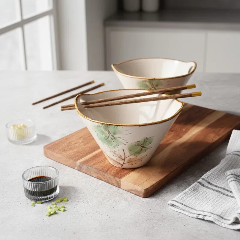 NovaServe I 2 Ramen Bowls With Chop Stick (550 mL Each) - Set of Two media 1