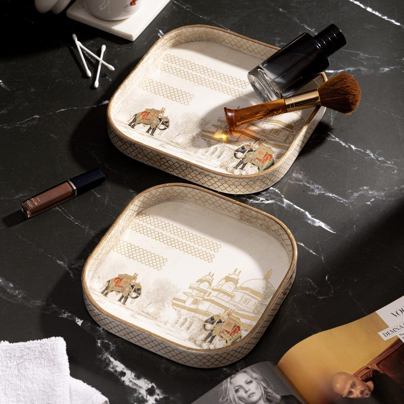 Shahi Savari Serving Tray - Set Of Two media 4