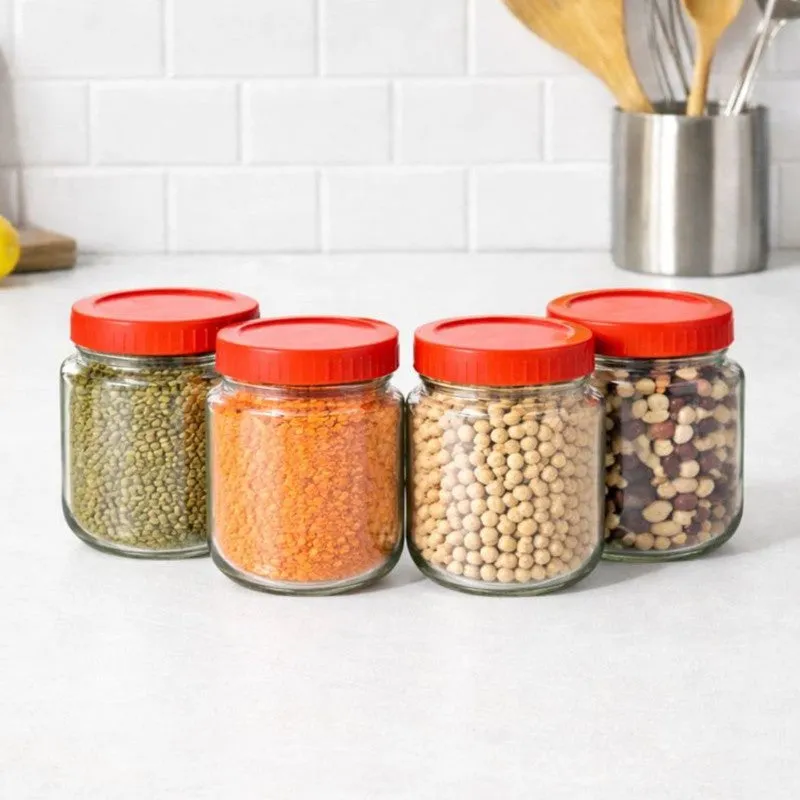 FreshSeal Glass Jar (500 mL Each) - Set Of Four media 1