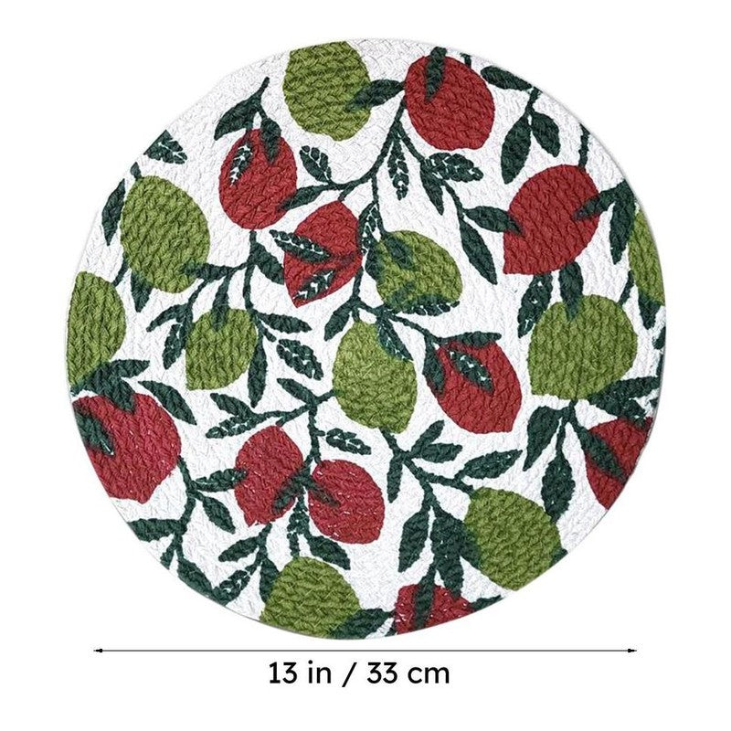 Fruity Farm Placemat - Green & Maroon media 7