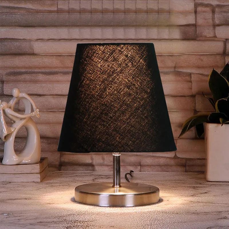 Vidro Fabric Table Lamp - Black,Silver media 1