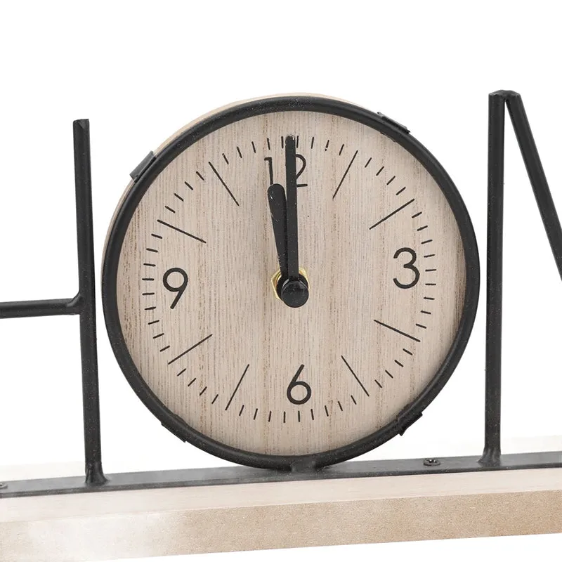 Typo Home Table Clock - Black media 4
