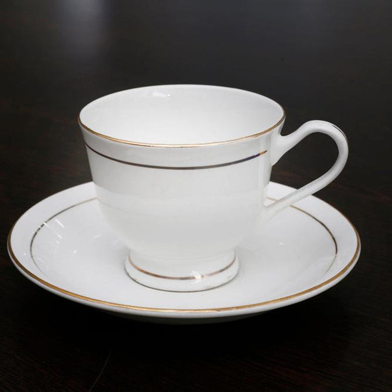 Echo Bone China Cup & Saucer (150 ML) - Twelve Piece Set image 3