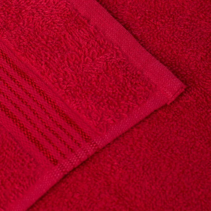 Bodil Face Towel (Red) - Set Of Four media 6
