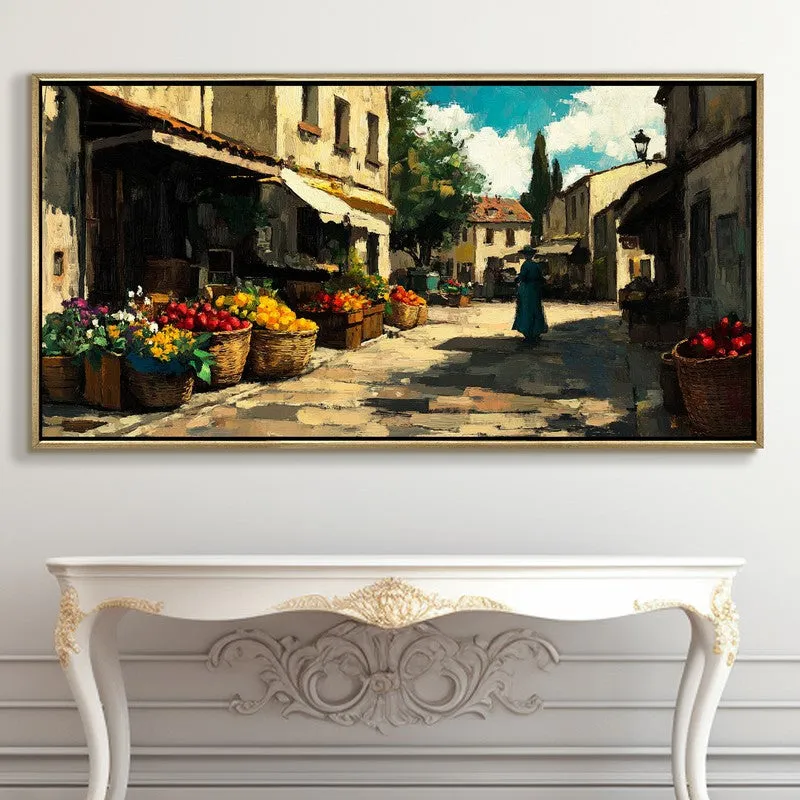 Mercanzia Canvas Wall Painting With Frame media 5