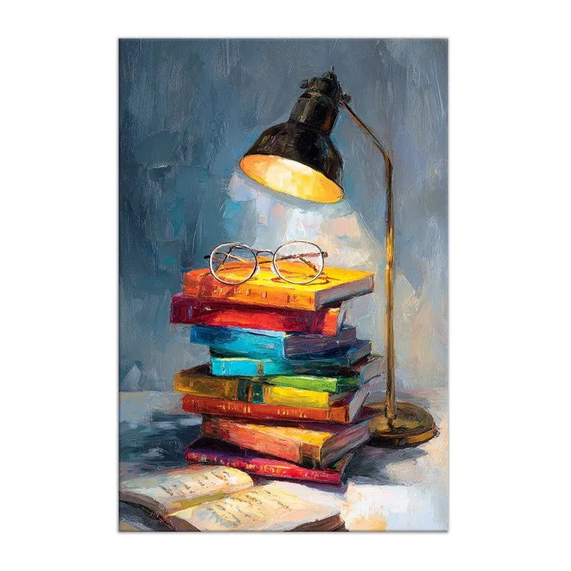 Cozy Reading Nook Canvas Wall Art media 3