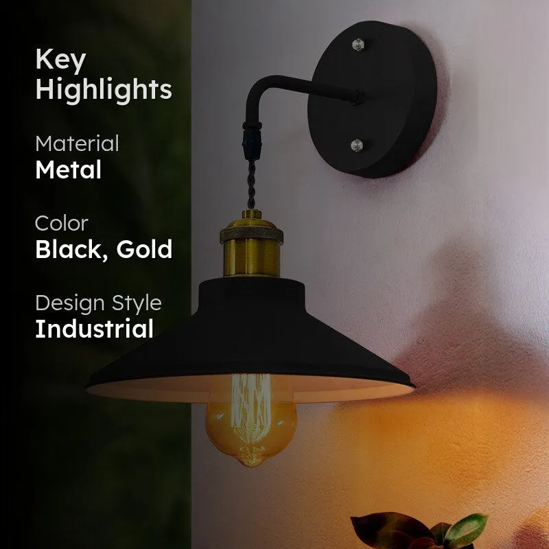 ZenithAura Metal Wall Lamp - Black media 2